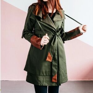 Yellowcake Bold Trench - Green - Size SM